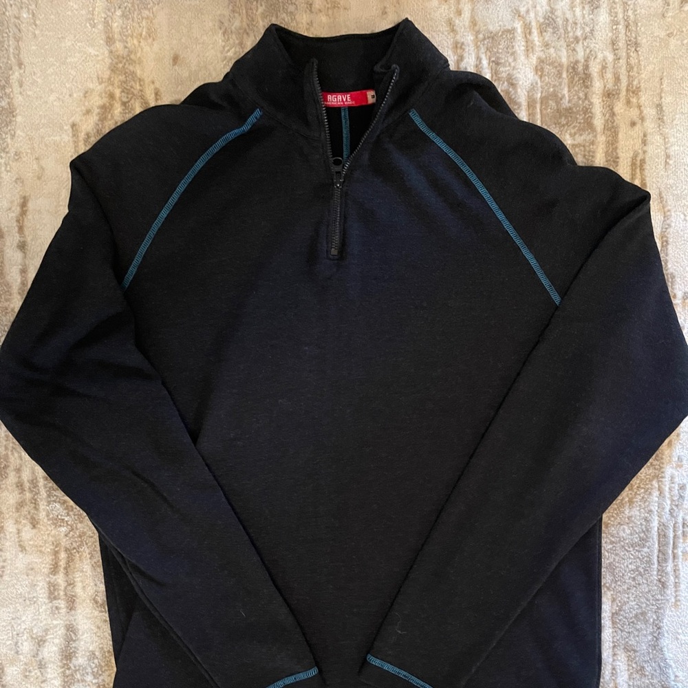 Authentic men’s Agave half zip